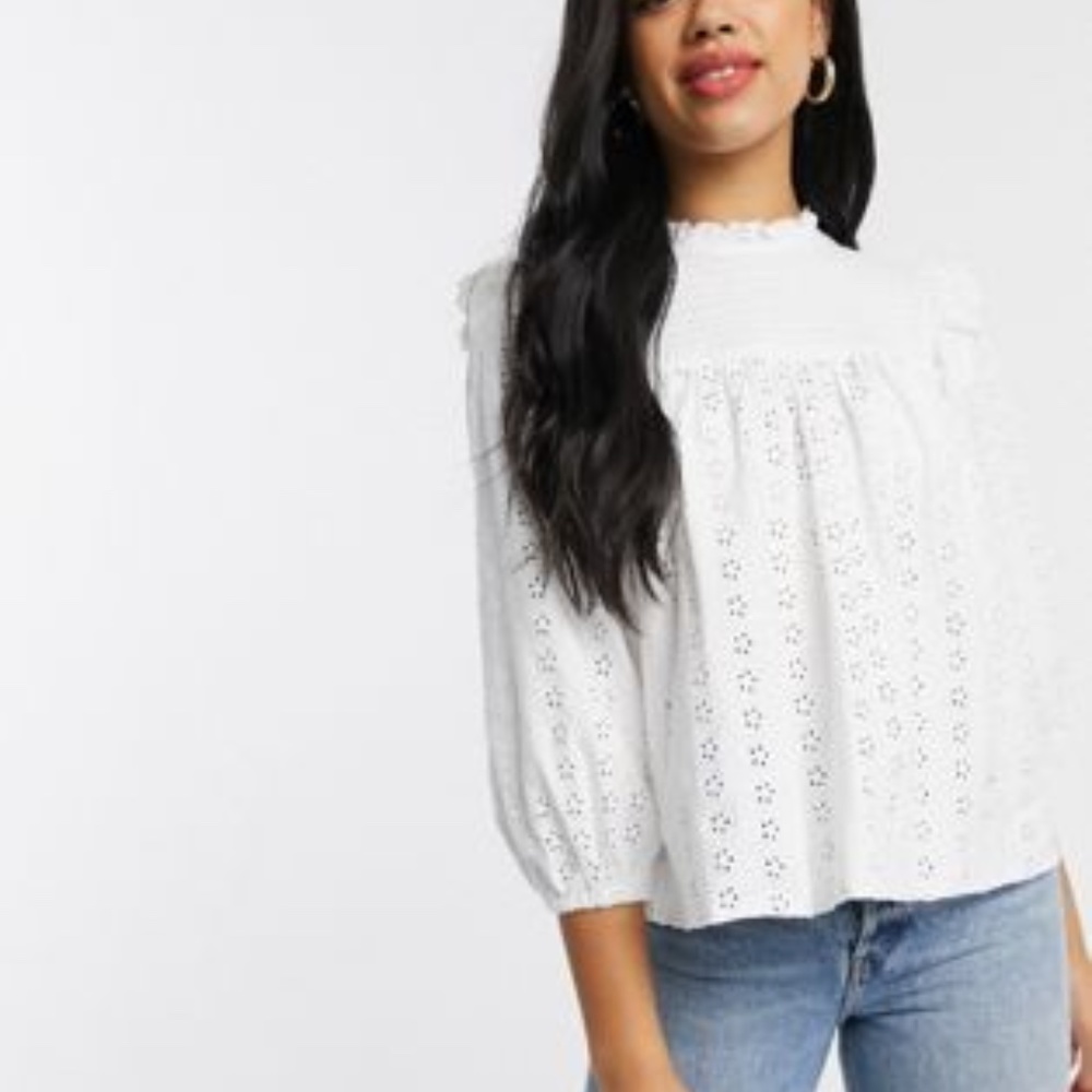 Asos Design Ruffle Top